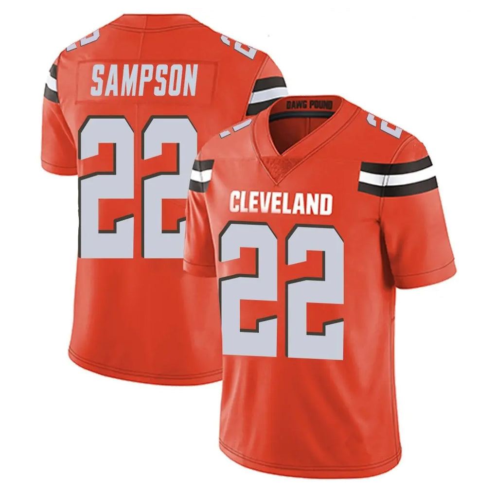 Kieara C.Browns #22 Dylan Sampson Player Orange Alternate Vapor Untouchable Limited Home Game Stitched Jerseys