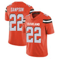 Kieara C.Browns #22 Dylan Sampson Player Orange Alternate Vapor Untouchable Limited Home Game Stitched Jerseys