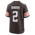 Kieara C.Browns #2 Shedeur Sanders Brown Game Stitched Jerseys