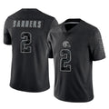 Kieara C.Browns #2 Shedeur Sanders Player Black Reflective Home Game Stitched Jerseys