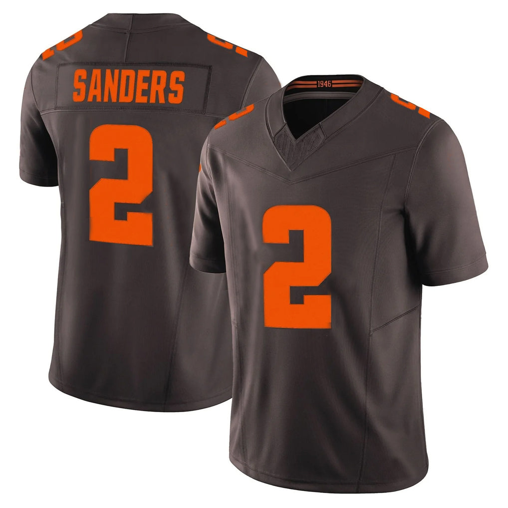 Kieara C.Browns #2 Shedeur Sanders Player Brown Limited Vapor F.U.S.E. Alternate Game Stitched Jerseys