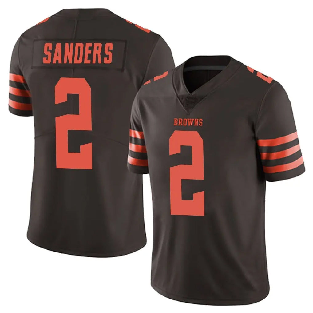 Kieara C.Browns #2 Shedeur Sanders Player Browns Color Rush Limited Home Game Stitched Jerseys
