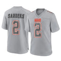 Kieara C.Browns #2 Shedeur Sanders Player Gray Atmosphere Fashion Game Stitched Jerseys