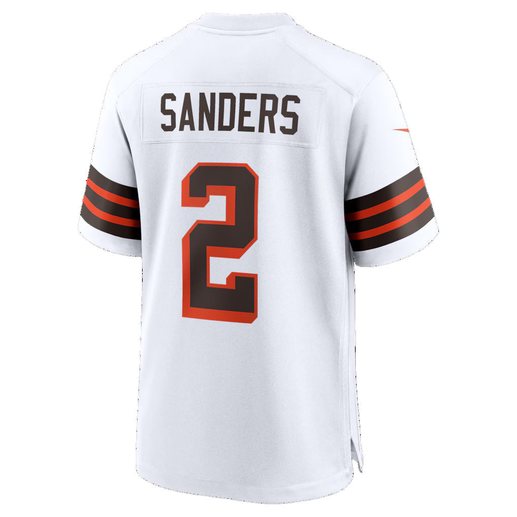 Kieara C.Browns #2 Shedeur Sanders White Alternate Game Stitched Jerseys