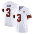 KiearaC.Browns #3 Jerry Jeudy Player White Vapor Limited Alternate Stitched Jerseys