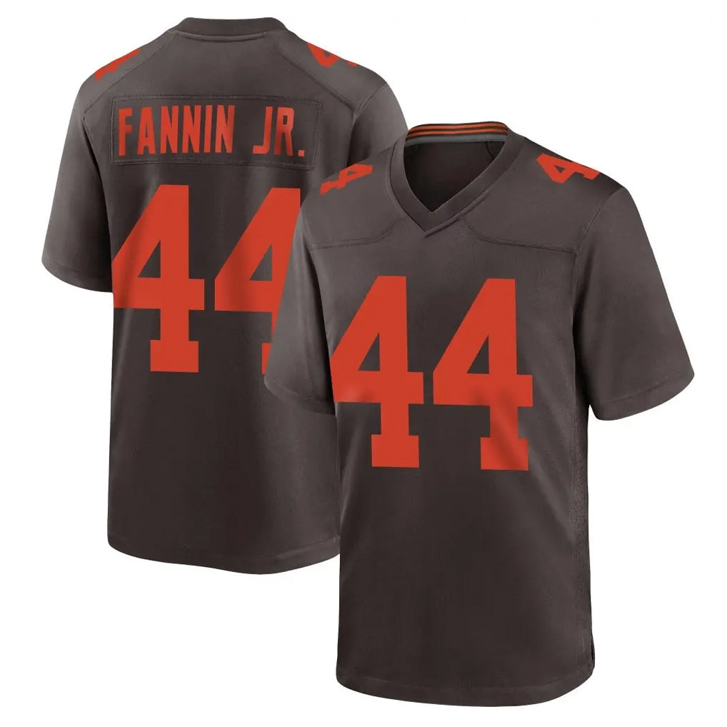 Kieara C.Browns #44 Harold Fannin Jr. Player Brown Alternate Home Game Stitched Jerseys