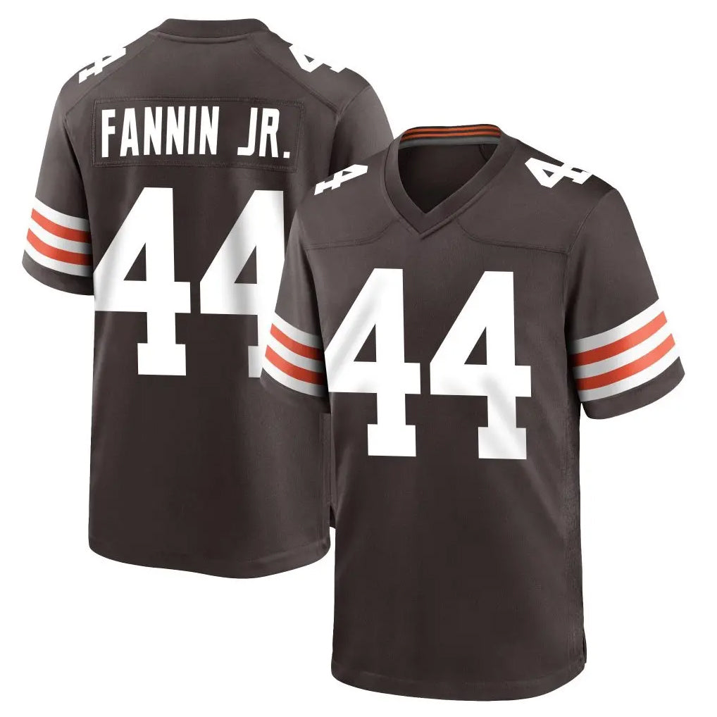 Kieara C.Browns #44 Harold Fannin Jr. Player Brown Home Game Stitched Jerseys