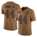 Kieara C.Browns #44 Harold Fannin Jr. Player Brown Salute to Service Limited Home Game Stitched Jerseys