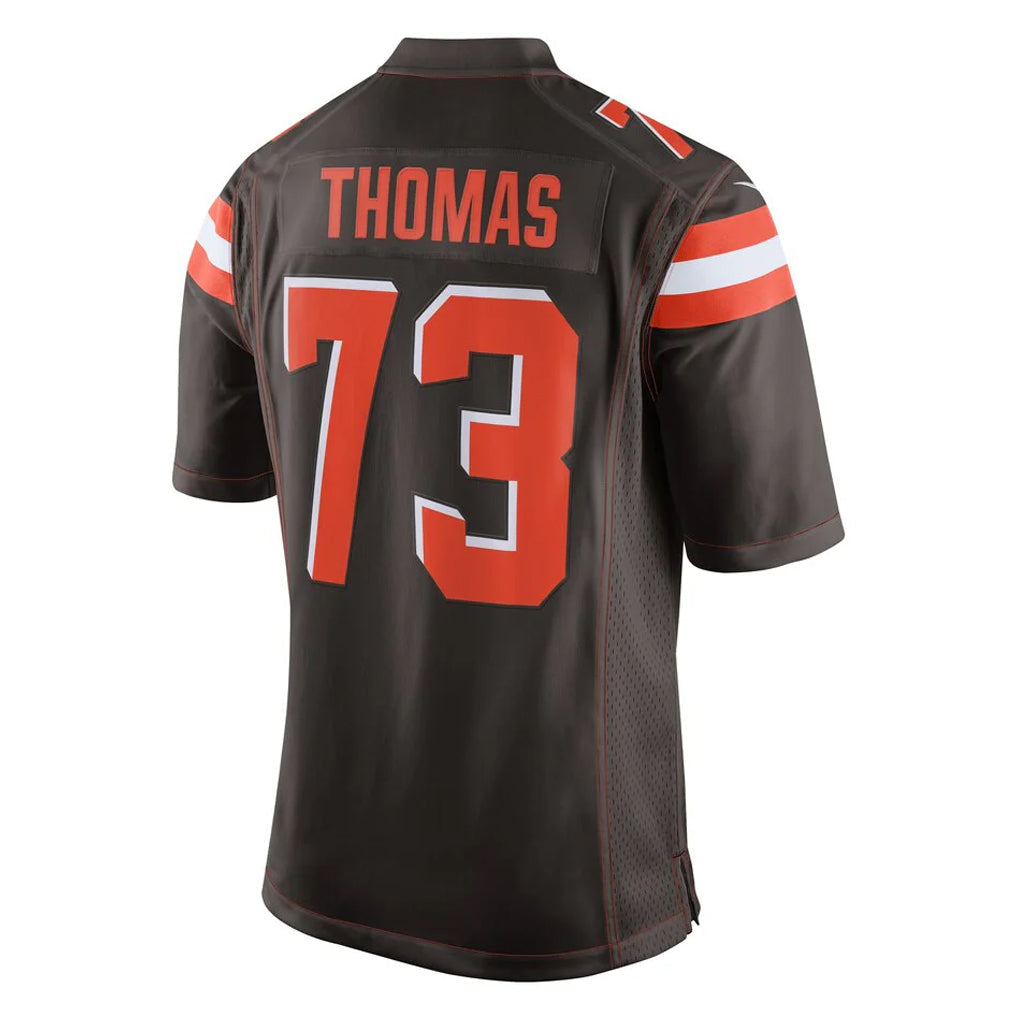 Kieara C.Browns #73 Joe Thomas Player Brown Vapor Limited Home Game Stitched Jerseys