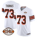 Kieara C.Browns #73 Joe Thomas Player White Limited Vapor F.U.S.E. Alternate Game Stitched Jerseys