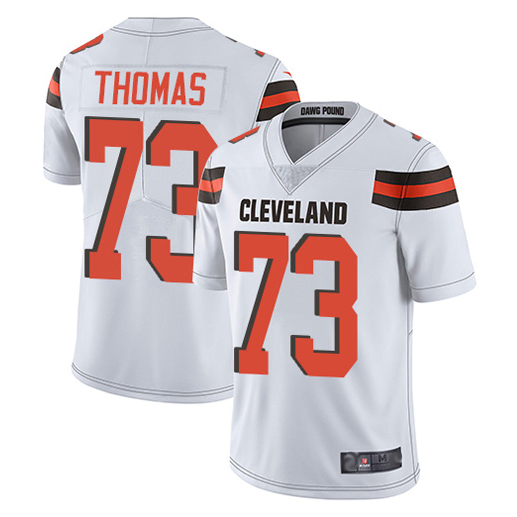 Kieara C.Browns #73 Joe Thomas Player White Vapor Limited Home Game Stitched Jerseys
