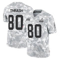 Kieara C.Browns #80 Jamari Thrash Player Arctic Camo Salute to Service Limited Home Game Stitched Jerseys