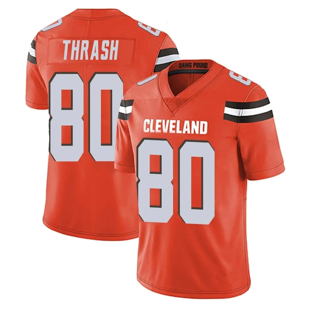 Kieara C.Browns #80 Jamari Thrash Player Orange Alternate Vapor Untouchable Limited Home Game Stitched Jerseys