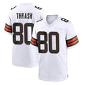 Kieara C.Browns #80 Jamari Thrash Player White Home Game Stitched Jerseys