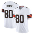 Kieara C.Browns #80 Jamari Thrash Player White Vapor F.U.S.E. Limited Home Game Stitched Jerseys