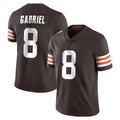 Kieara C.Browns #8 Dillon Gabriel Player Brown Color Vapor Untouchable Limited Home Game Stitched Jerseys