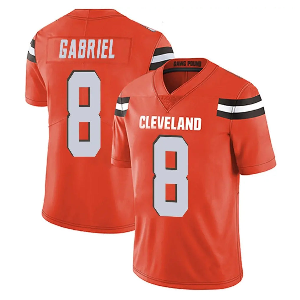 Kieara C.Browns #8 Dillon Gabriel Player Orange Alternate Vapor Untouchable Limited Home Game Stitched Jerseys
