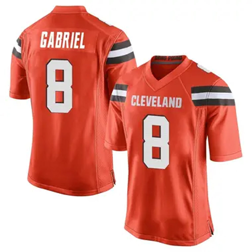 Kieara C.Browns #8 Dillon Gabriel Player Orange Game Stitched Jerseys