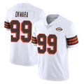 Kieara C.Browns #99 Julian Okwara Player White Limited  Vapor 1946 Collection Alternate Game Stitched Jerseys