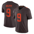 Kieara C.Browns #9 Grant Delpit Player Brown Limited Vapor F.U.S.E. Alternate Game Stitched Jerseys