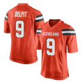 Kieara C.Browns #9 Grant Delpit Player Orange Home Game Stitched Jerseys
