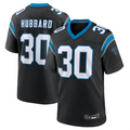 Kieara C.Panthers #30 Chuba Hubbard Player Black Team Game Stitched Jerseys