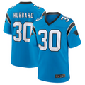 Kieara C.Panthers #30 Chuba Hubbard Player Blue Game Stitched Jerseys