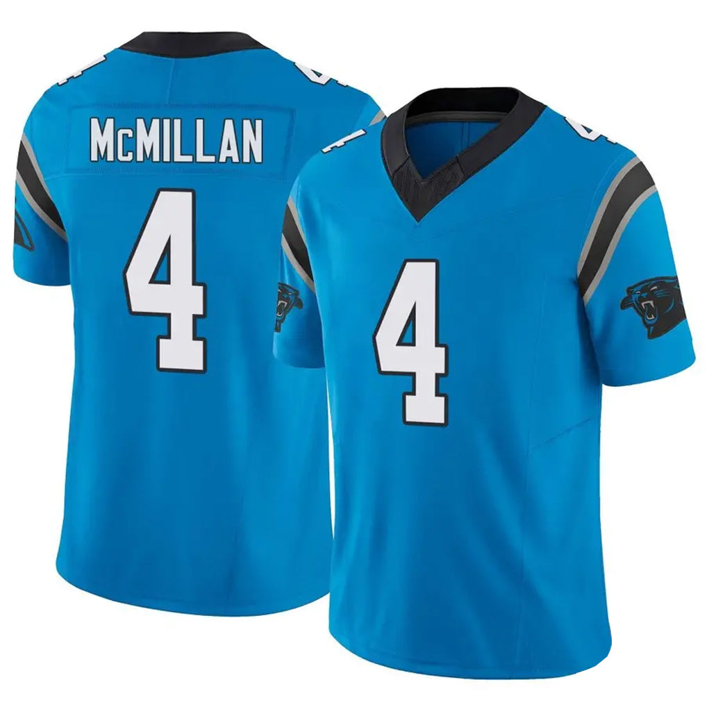 Kieara C.Panthers #4 Tetairoa McMillan Player Blue Limited Vapor F.U.S.E. Stitched Jerseys