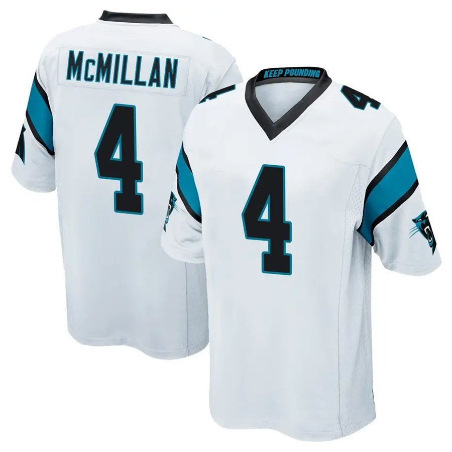 Kieara C.Panthers #4 Tetairoa McMillan Player White Game Stitched Jerseys