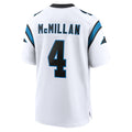 Kieara C.Panthers #4 Tetairoa McMillan Player White Home Game Stitched Jerseys