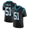 Kieara C.Panthers #51 Sam Mills Player Black Vapor Untouchable Limited Game Stitched Jerseys
