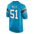 Kieara C.Panthers #51 Sam Mills Player Blue Game Stitched Jerseys
