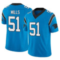 Kieara C.Panthers #51 Sam Mills Player Blue Vapor F.U.S.E. Limited Home Game Stitched Jerseys