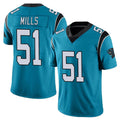 Kieara C.Panthers #51 Sam Mills Player Blue Vapor Untouchable Limited Game Stitched Jerseys