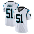 Kieara C.Panthers #51 Sam Mills Player White Vapor Untouchable Limited Game Stitched Jerseys