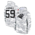 Kieara C.Panthers #59 Luke Kuechly Player Arctic Camo Salute to Service Hoodies Stitched Jerseys