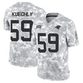Kieara C.Panthers #59 Luke Kuechly Player Arctic Camo Salute to Service Limited Stitched Jerseys