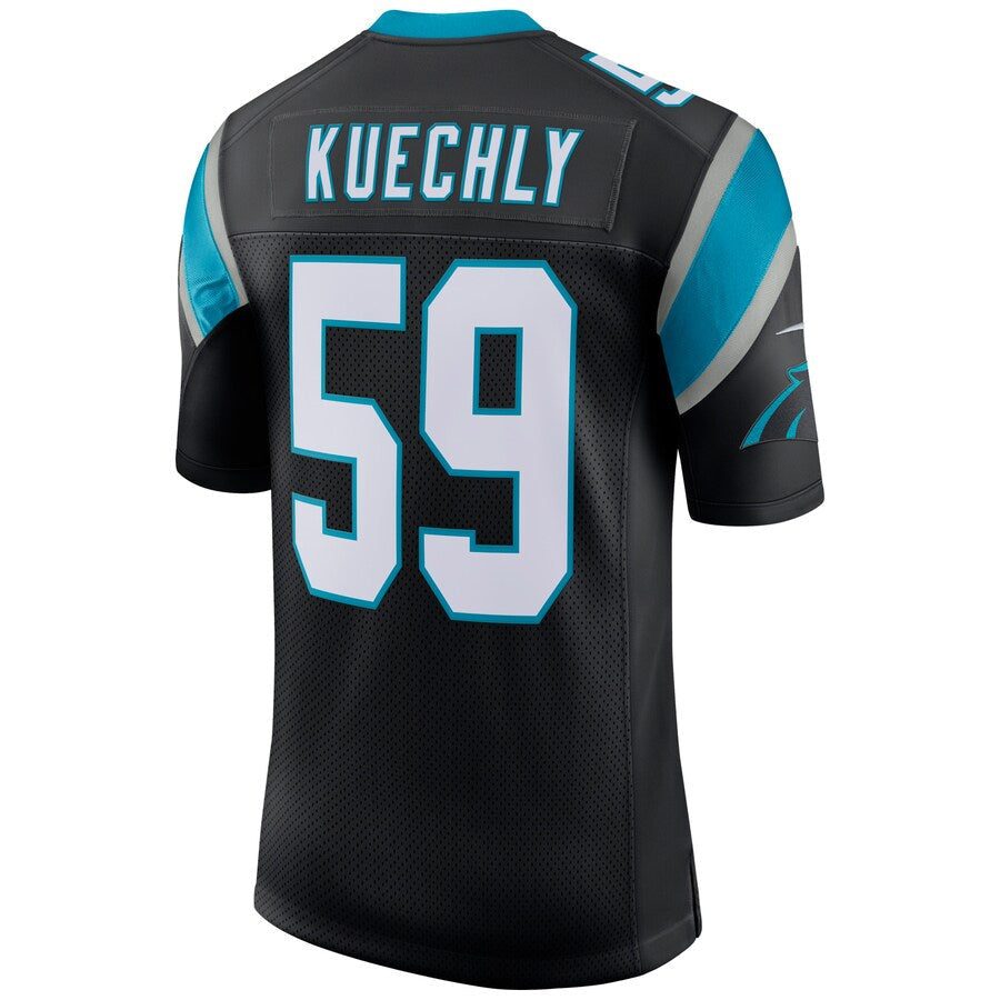 Kieara C.Panthers #59 Luke Kuechly Player Black Classic Limited Stitched Jerseys