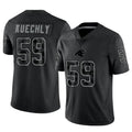 Kieara C.Panthers #59 Luke Kuechly Player Black REFLECTIVE Limited Stitched Jerseys