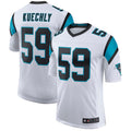 Kieara C.Panthers #59 Luke Kuechly Player White Classic Limited Stitched Jerseys
