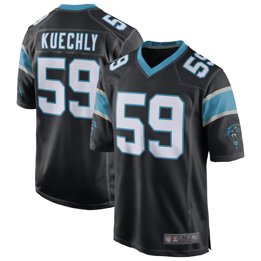 Kieara C.Panthers #59 Luke Kuechly Player b`Black Home Game Stitched Jerseys