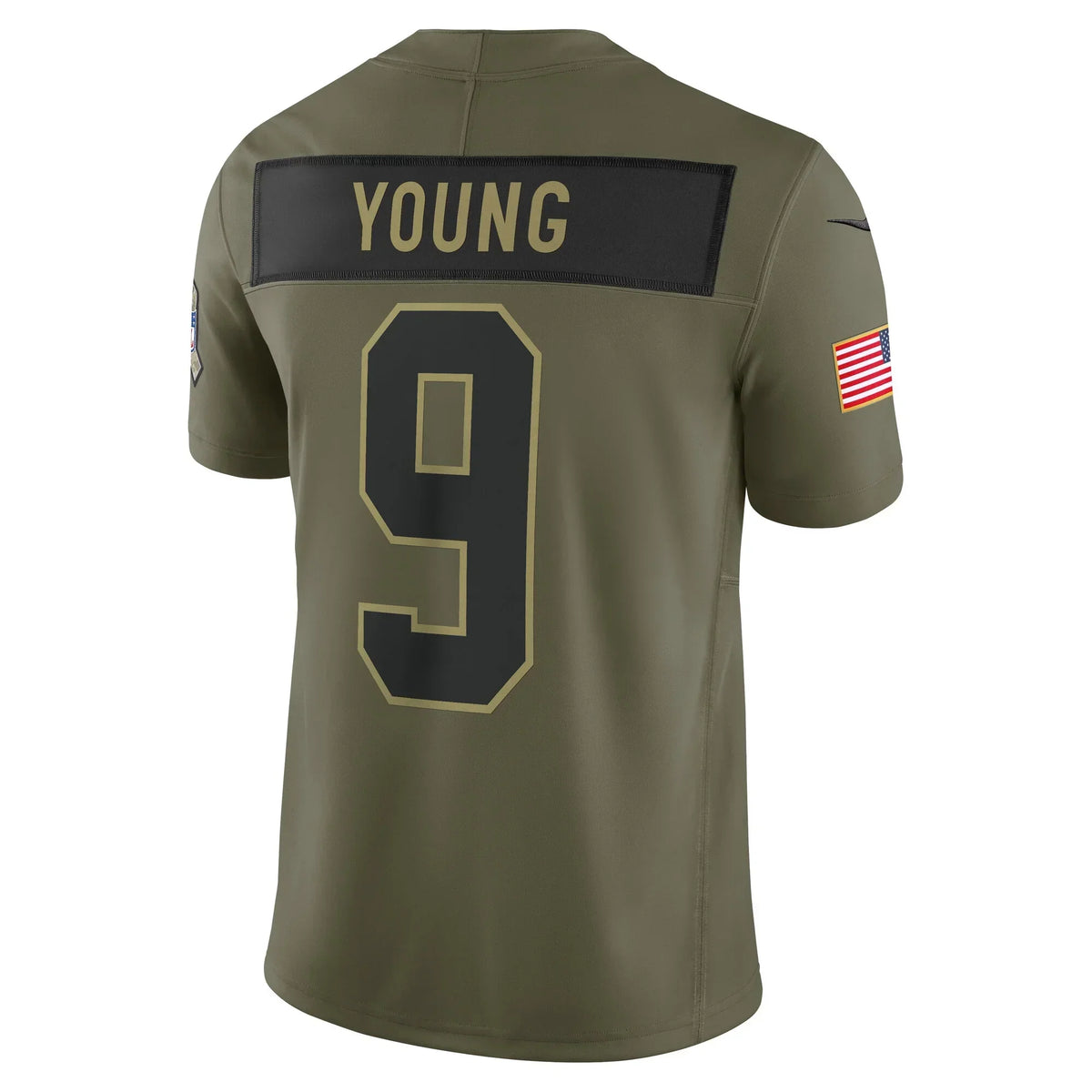 Kieara C.Panthers #9 Bryce Young Olive 2025 Salute to Service Limited Stitched Jerseys