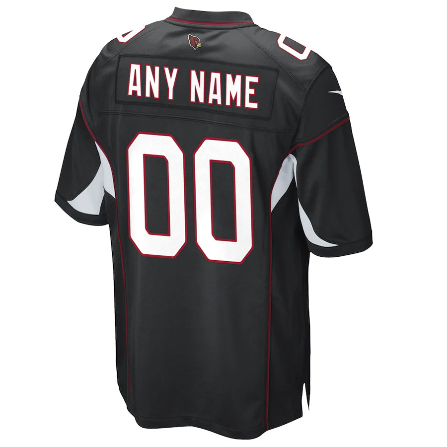 Kieara Custom A.Cardinals Black Game Stitched Jerseys