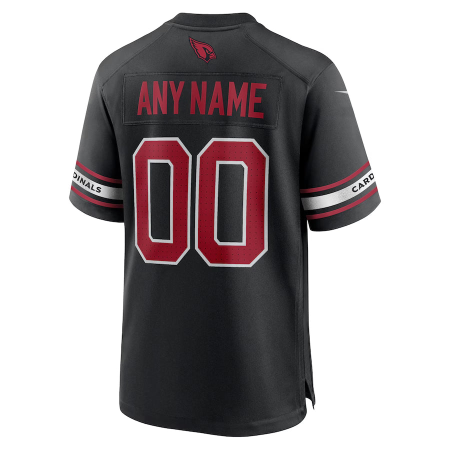 Kieara Custom A.Cardinals Black Replica Alternate Game Stitched Jerseys