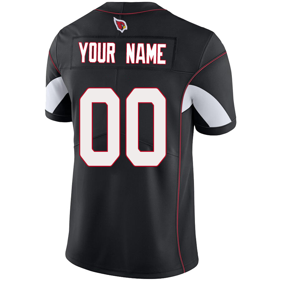 Kieara Custom A.Cardinals Black Vapor Untouchable Elite Stitched Jerseys