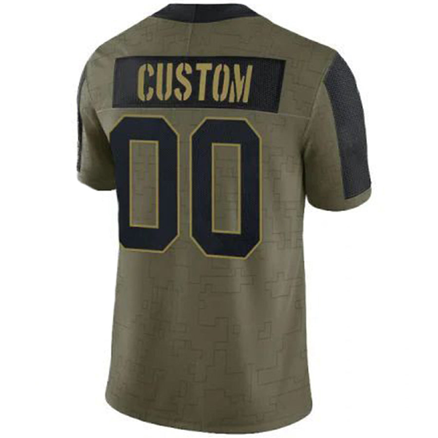 Kieara Custom A.Cardinals Olive Salute To Service Limited Stitched Jerseys