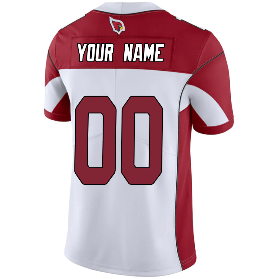 Kieara Custom A.Cardinals White-Red Vapor Untouchable Elite Stitched Jerseys