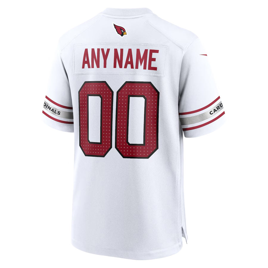 Kieara Custom A.Cardinals White Game Road Home Stitched Jerseys