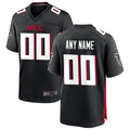 Kieara Custom A.Falcons Black Home Game Stitched Jerseys