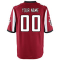 Kieara Custom A.Falcons Red Game Stitched Jerseys